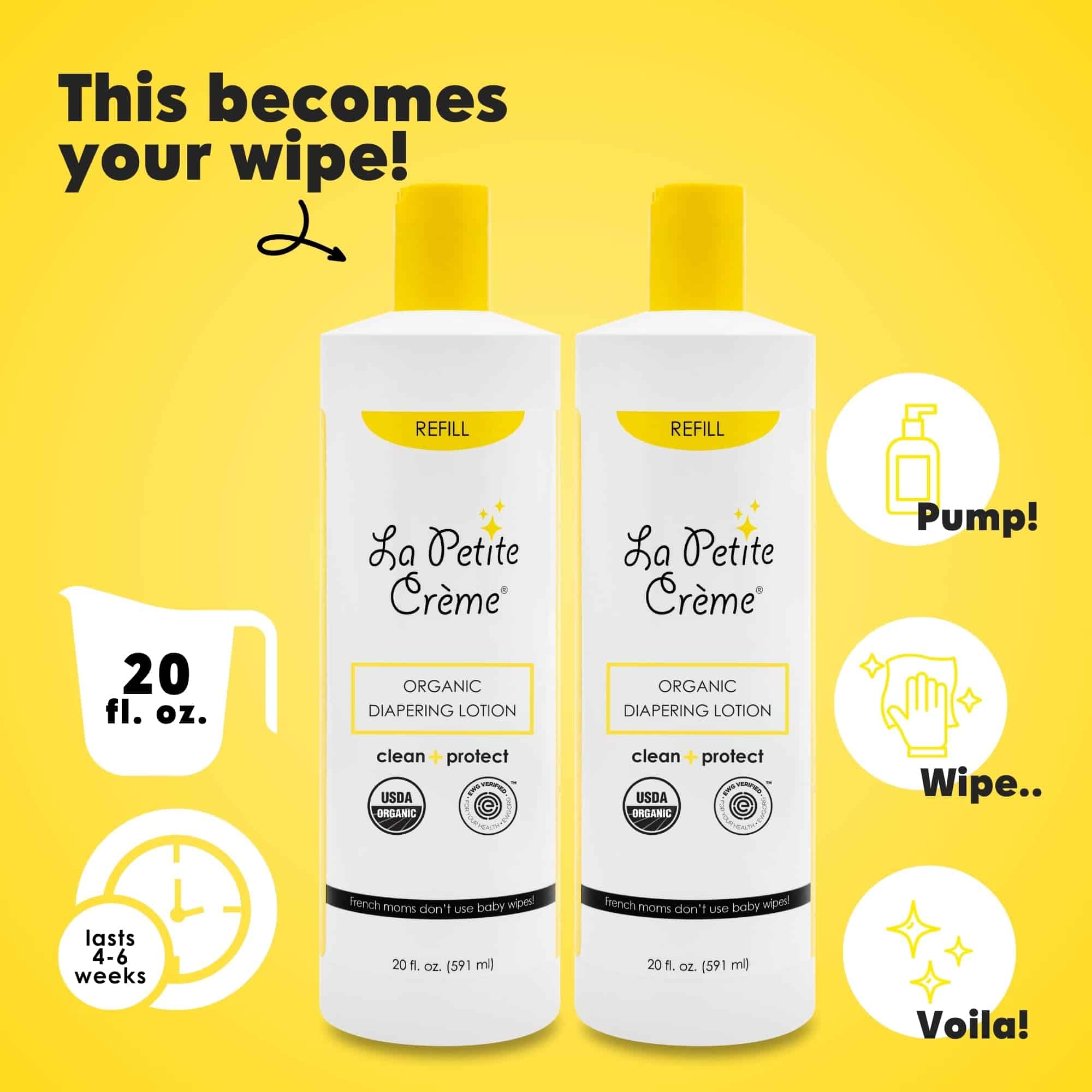 La Petite Creme Loción Premium Francesa para Cambiar - Imagen 7