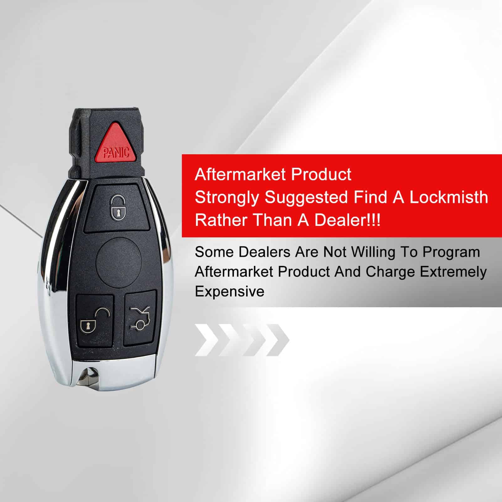 Reemplazo de Llave de Coche para Control Remoto sin Llave - Imagen 4