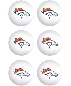 WinCraft Denver Broncos 6-Pack Pelotas de Tenis de Mesa