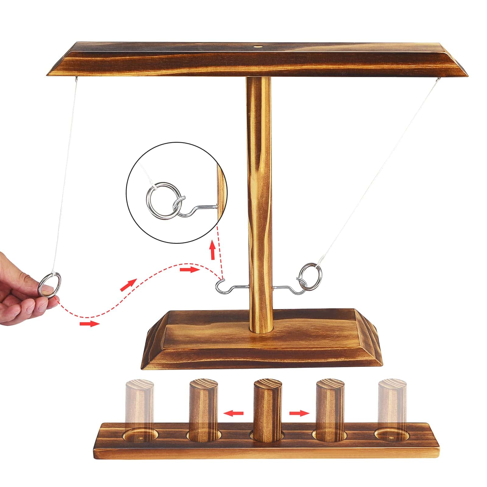Juegos de Lanzamiento de Anillos Bestdon para Adultos,