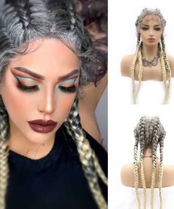 Pelucas Trenzadas Realistas de Varios Estilos Cabello