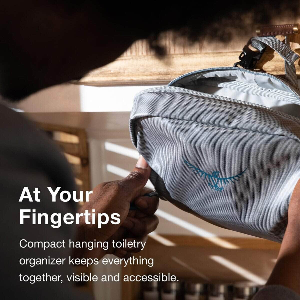 Bolsa de aseo colgante Osprey Transporter, Negro - Imagen 4