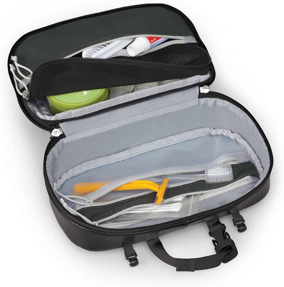 Bolsa de aseo colgante Osprey Transporter, Negro - Imagen 6