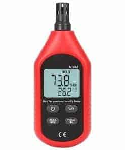 Medidor de Humedad EVTSCAN, UT333 Mini Termómetro y Medidor