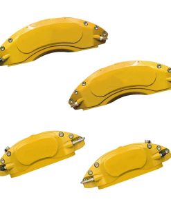 AOOA Fundas de pinza de freno amarillas de aluminio para