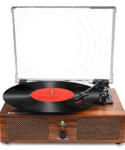 Tocadiscos de Vinilo Inalámbrico con Altavoces Incorporados