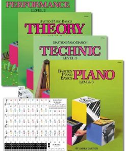 Set de aprendizaje Bastien Piano Basics Nivel 3 de Bastien