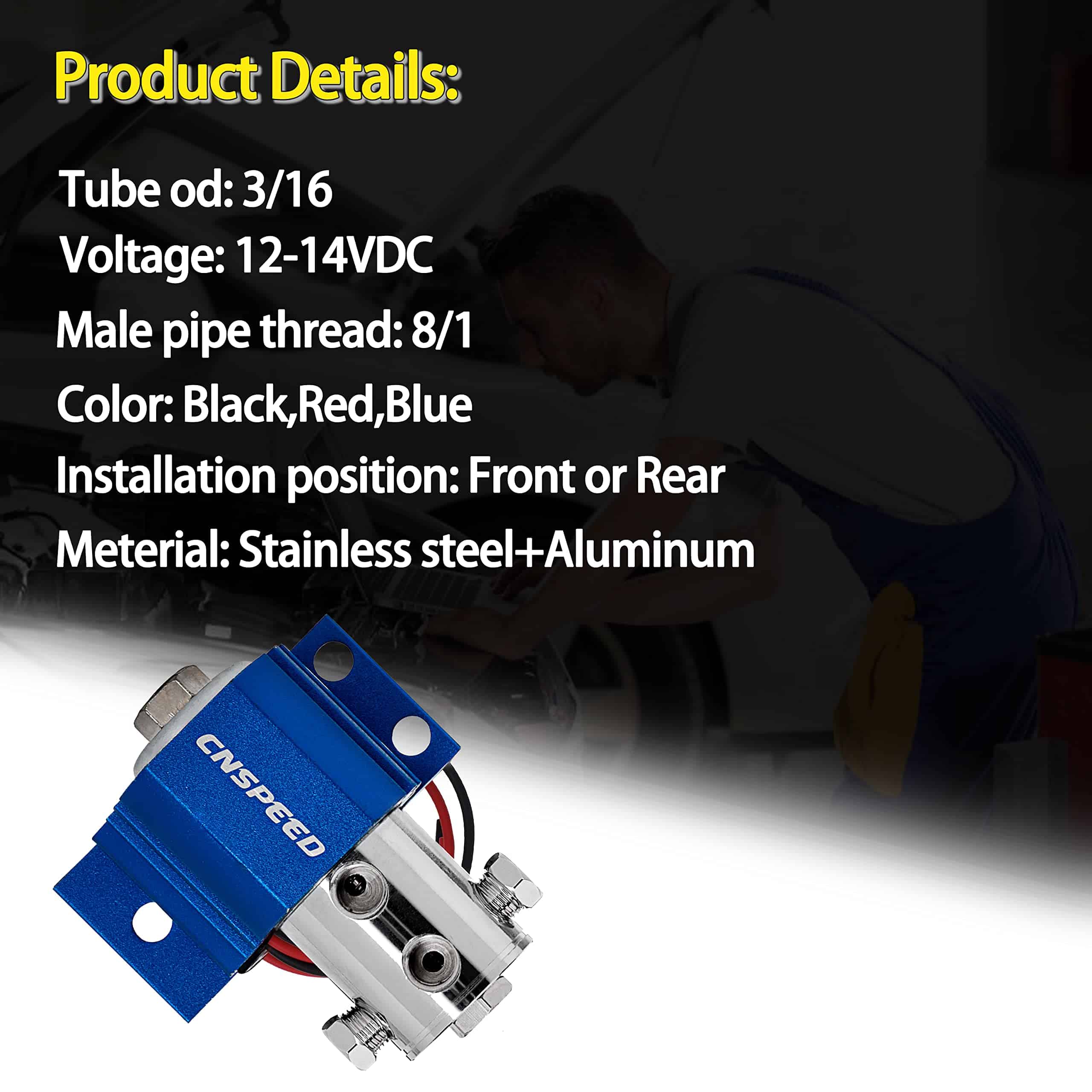 CNSPEED Kit de Bloqueo de Línea de Freno Delantero Control - Imagen 6