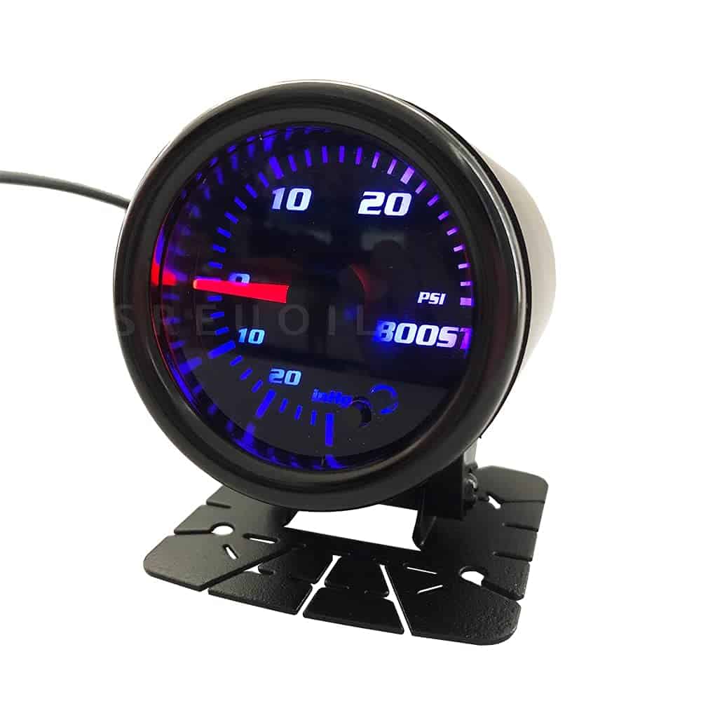 Medidor de Turbo Boost 52 mm Negro 0-30 PSI Medidor de - Imagen 9