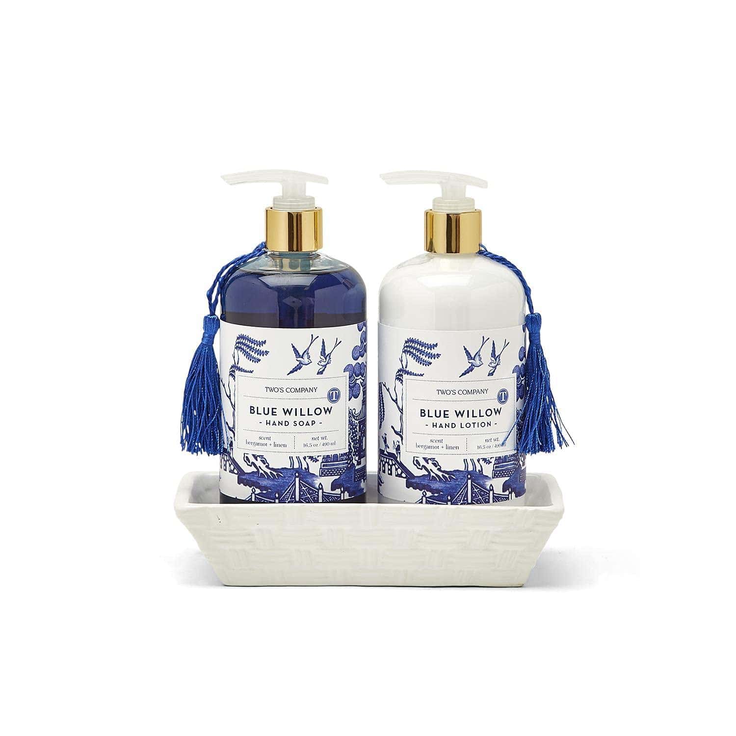 Set de jabón y loción perfumada con sándalo chinoiserie de