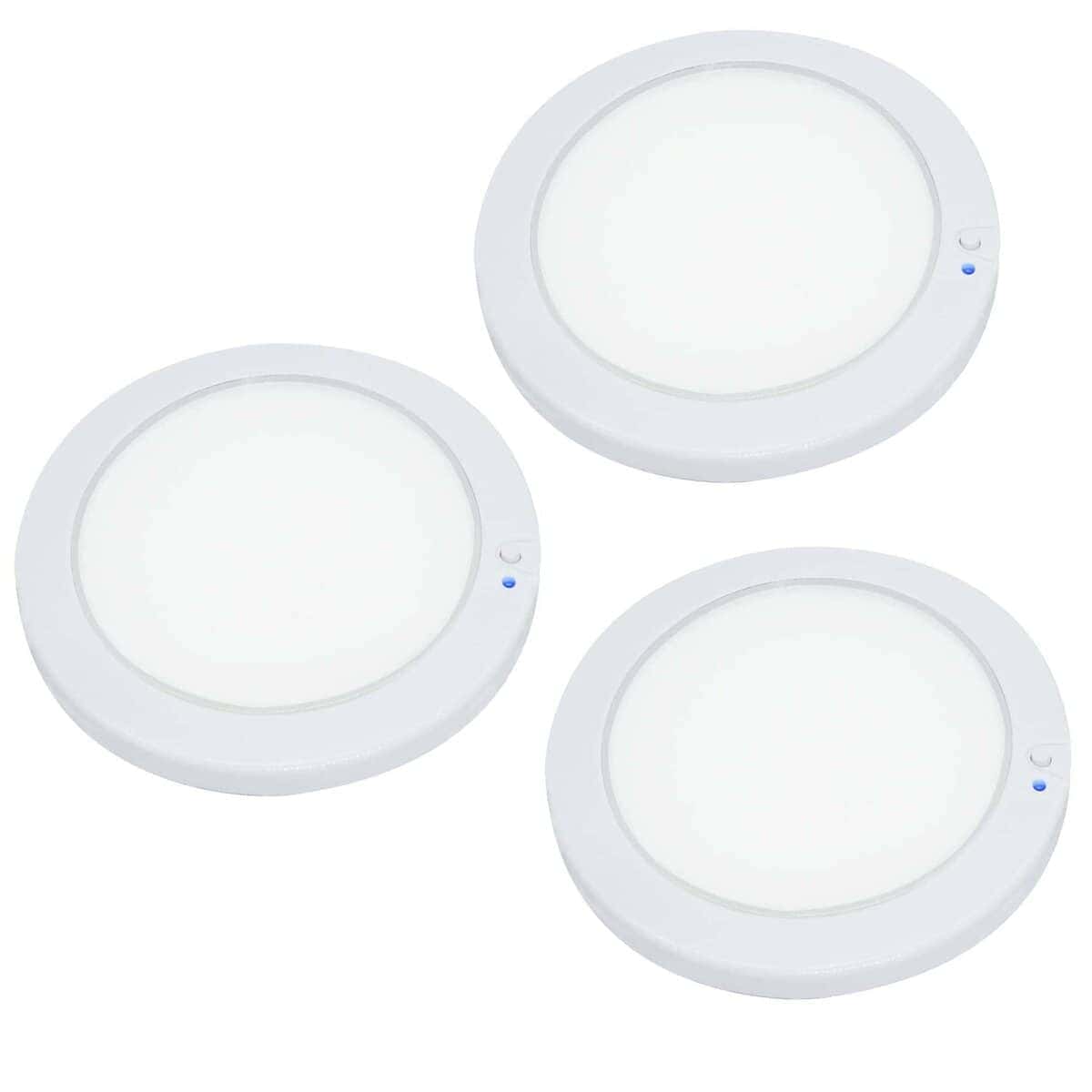 Facon 5" Luz Interior LED para RV - Juego de 3 Luces de