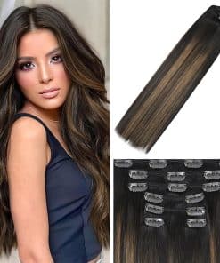 Extensiones de Cabello con Clip WindTouch -Marrón Oscuro a M