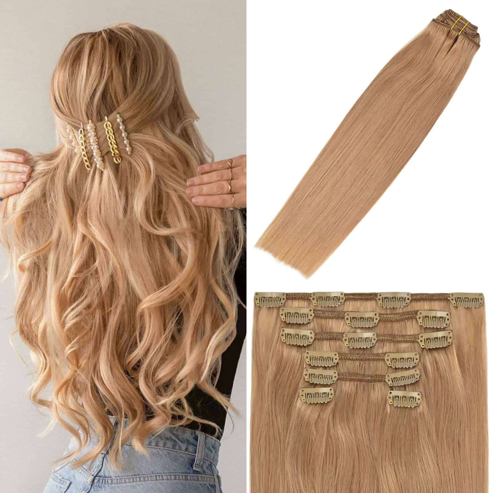 Extensiones de Cabello con Clip WindTouch Pelo Humano Real
