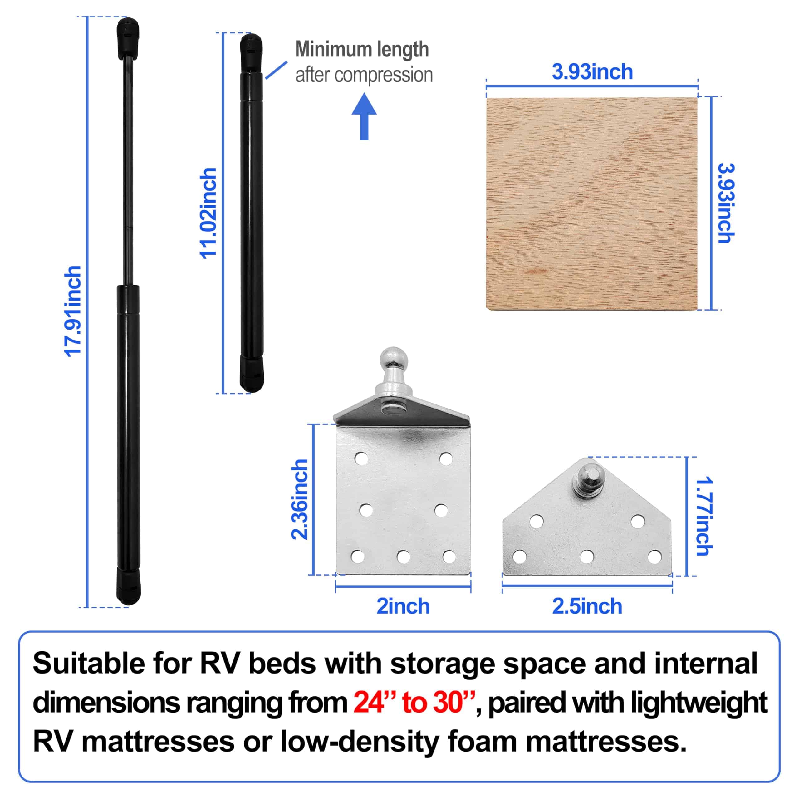 Kit de Elevación de Cama para RV de WEST ORGIN, - Imagen 4