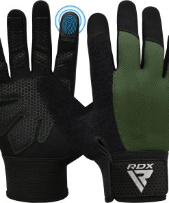 Guantes de Levantamiento de Pesas RDX -Verde Militar