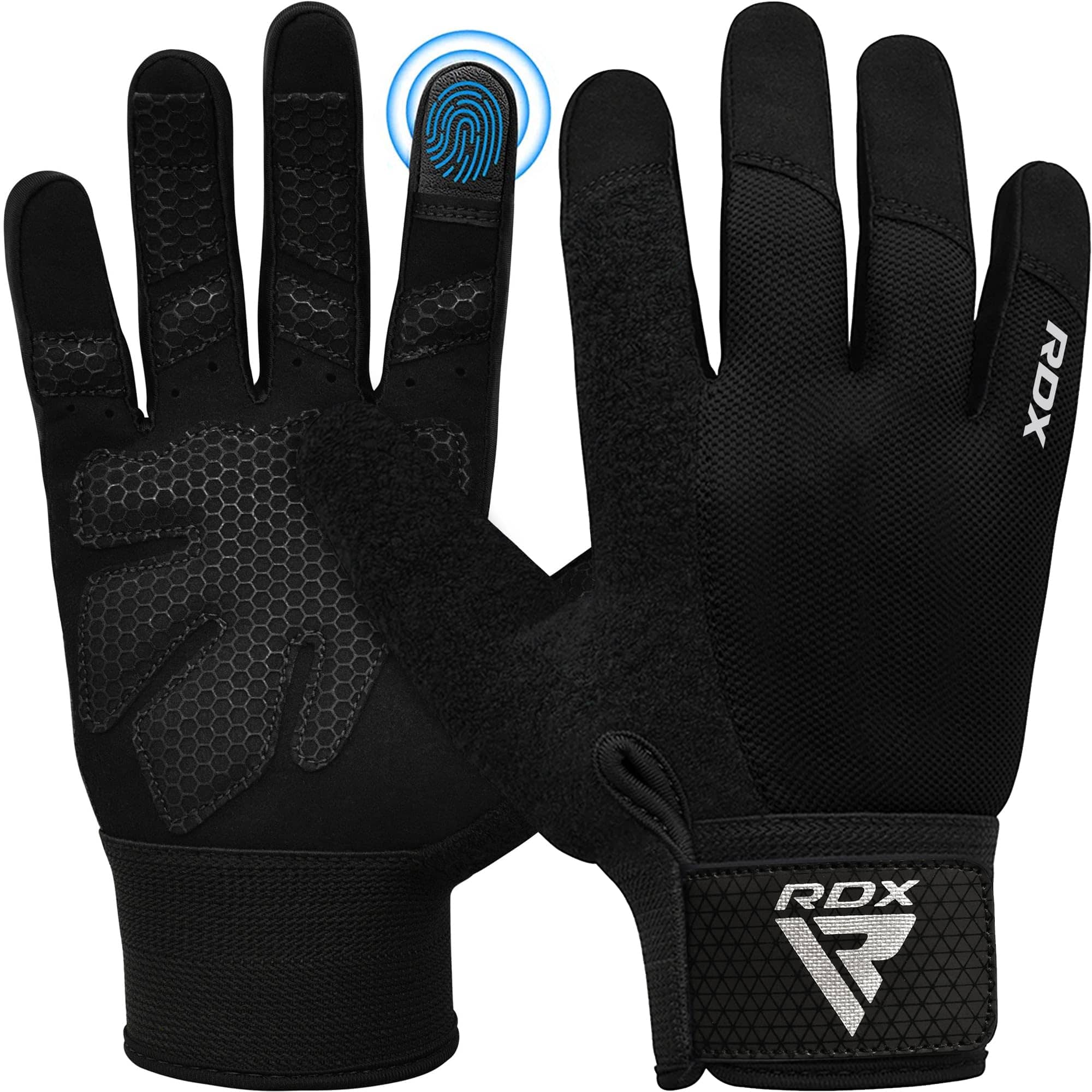 Guantes de Levantamiento de Pesas RDX -Negro