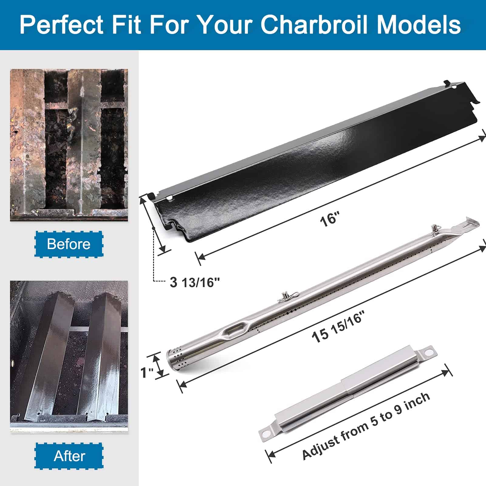 Kit de Piezas para Parrilla Compatible con Char-Broil - Imagen 3