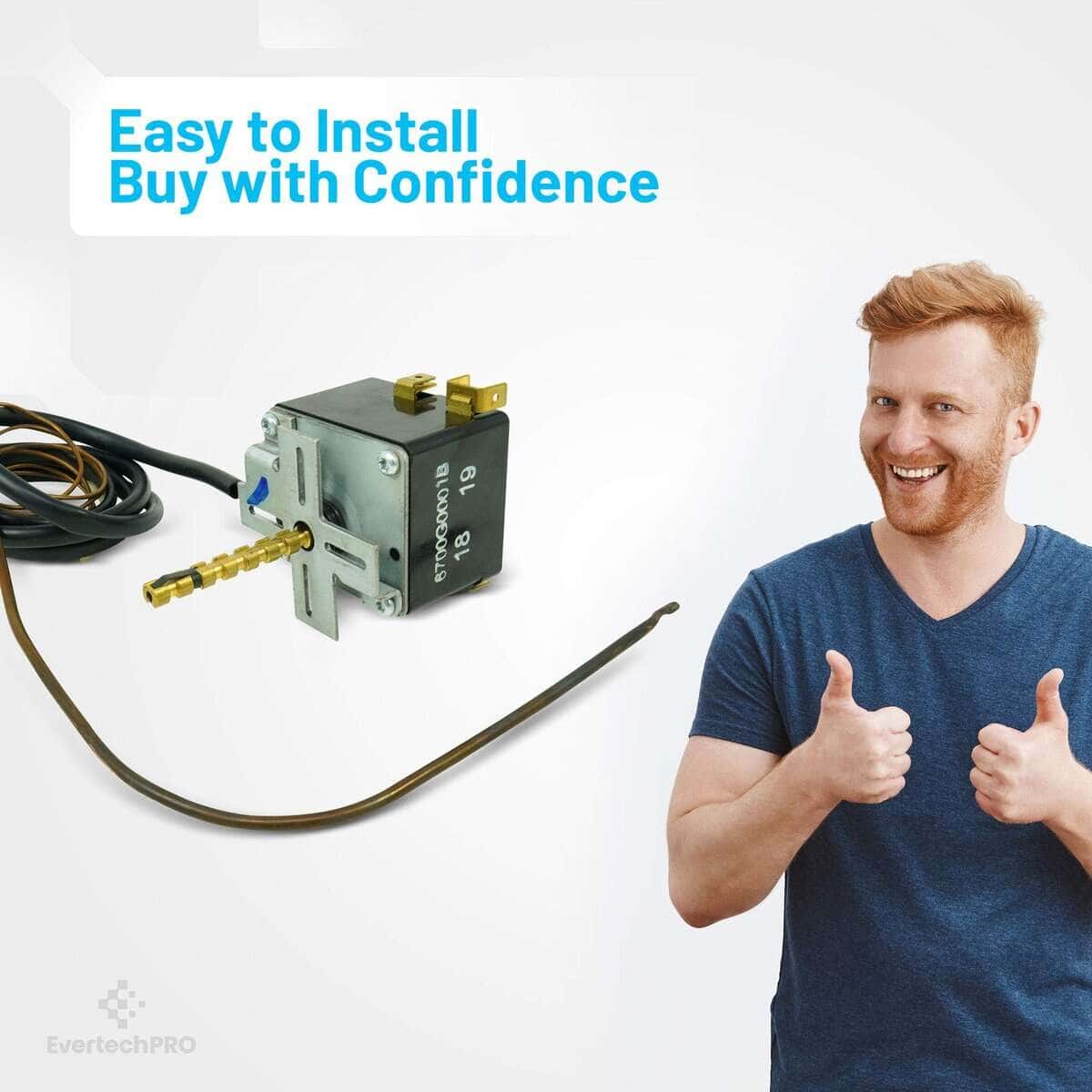 Kit de termostato de rango EvertechPRO de reemplazo para - Imagen 6