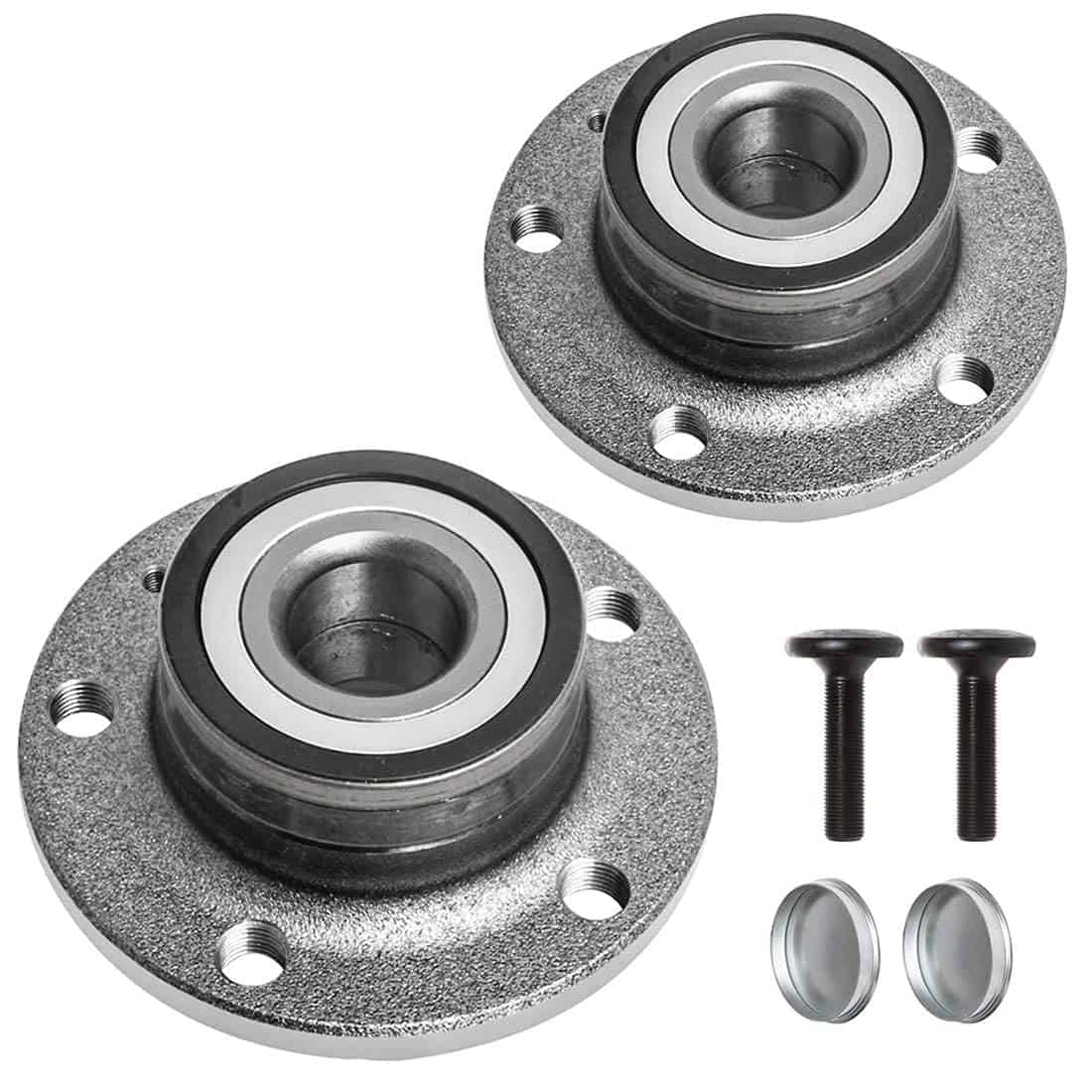 Juego de 2pcs Ensamble de Buje y Rodamiento Trasero (ID de