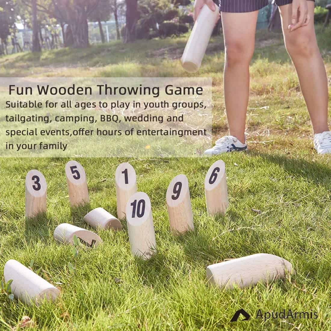 Juego de Lanzamiento de Bloques Numerados ApudArmis, Juego - Imagen 6