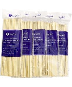 Brochetas de Bambú Renovable KingSeal para Perritos