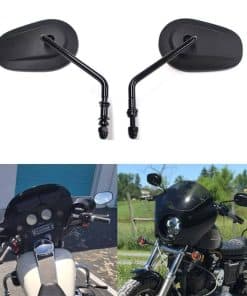 Espejos retrovisores laterales de lágrima de motocicleta de