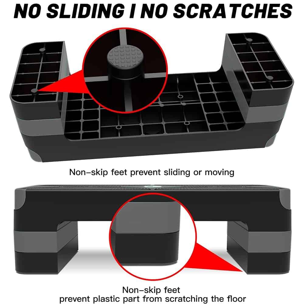 GYMMAGE Step de Ejercicios Aeróbicos, Step Aeróbico - Imagen 4