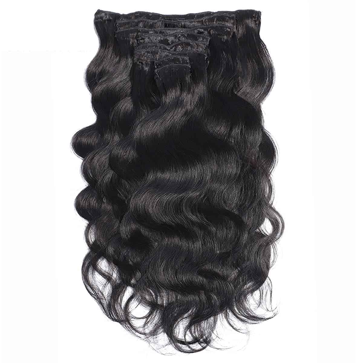 Extensiones de Cabello Ondulado de Clip de Onda Corporal - Imagen 7