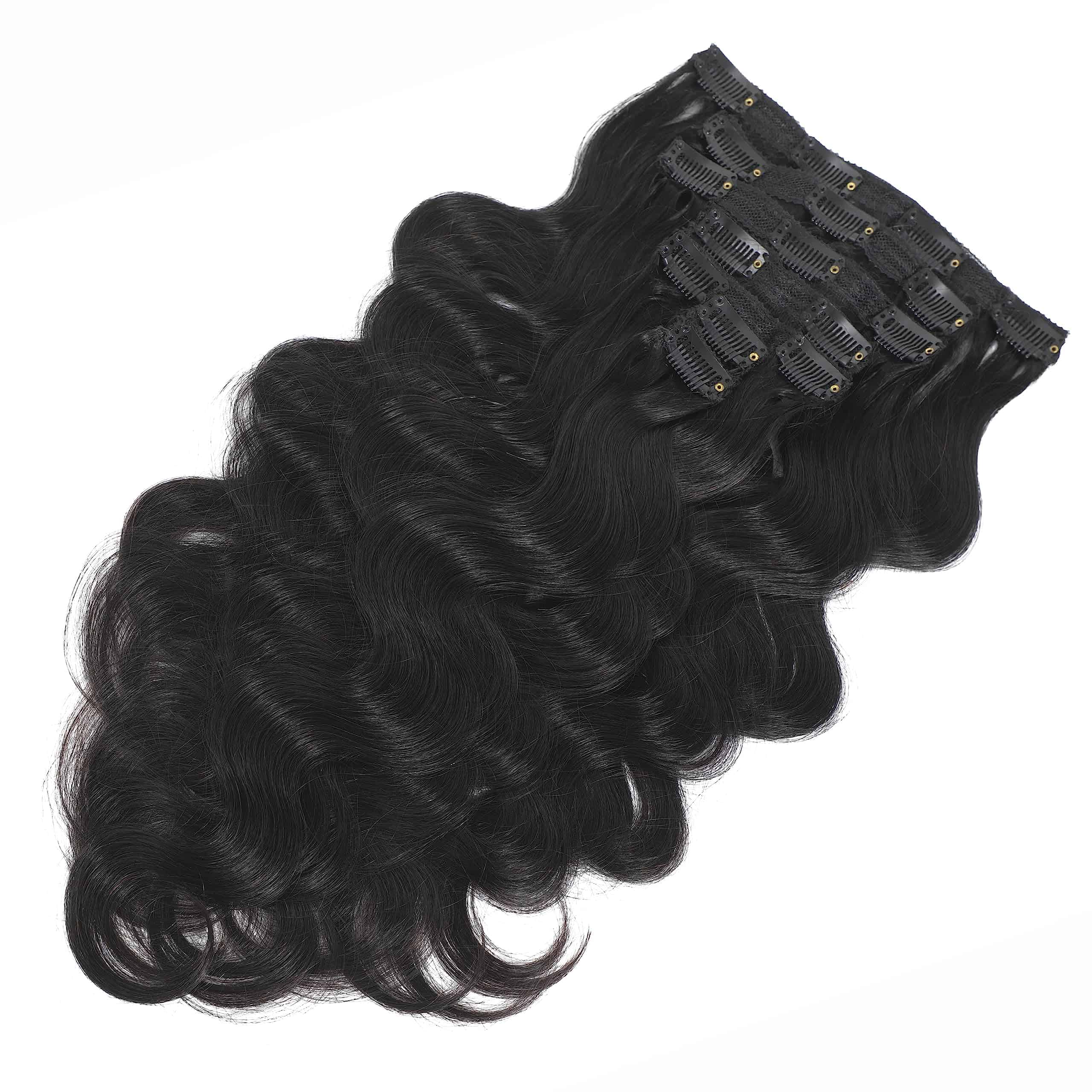 Extensiones de Cabello Ondulado de Clip de Onda Corporal - Imagen 3