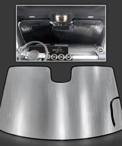 GalaxyAutoShield Protector Solar Reflectante a -Plata,Negro