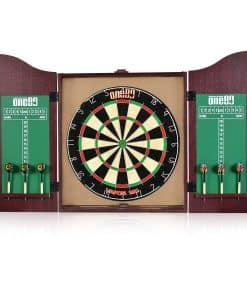 Centro de Juego de Dardos Todo en Uno ONE80 con Tablero de