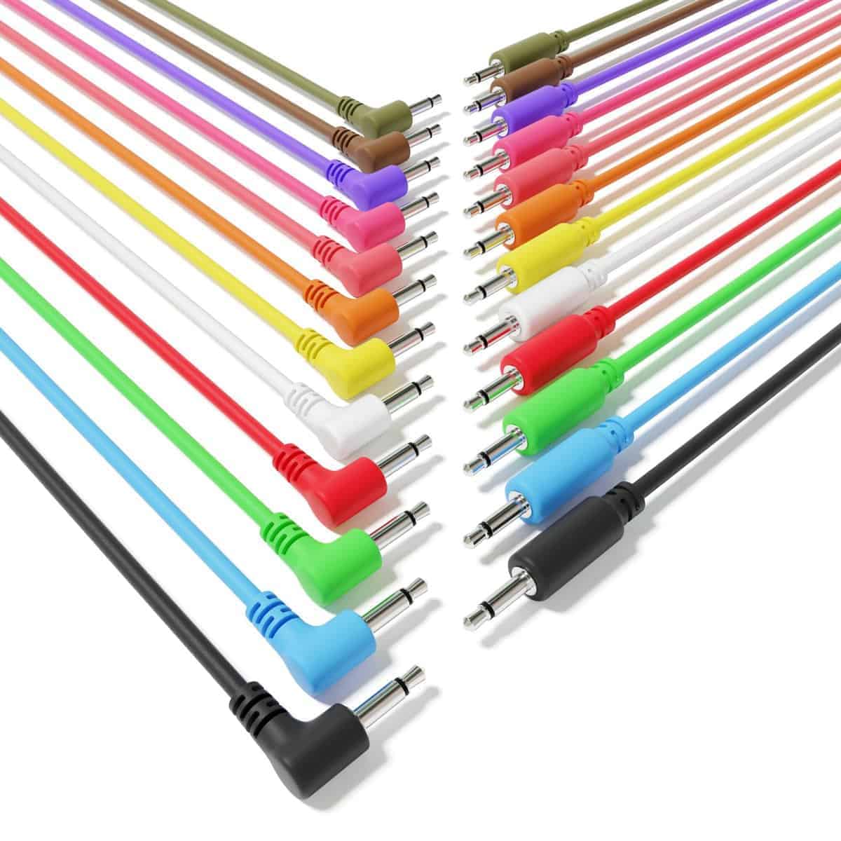 Cables de Parche Mono Híbridos ExcelValley - TS 3.5mm 1/8"