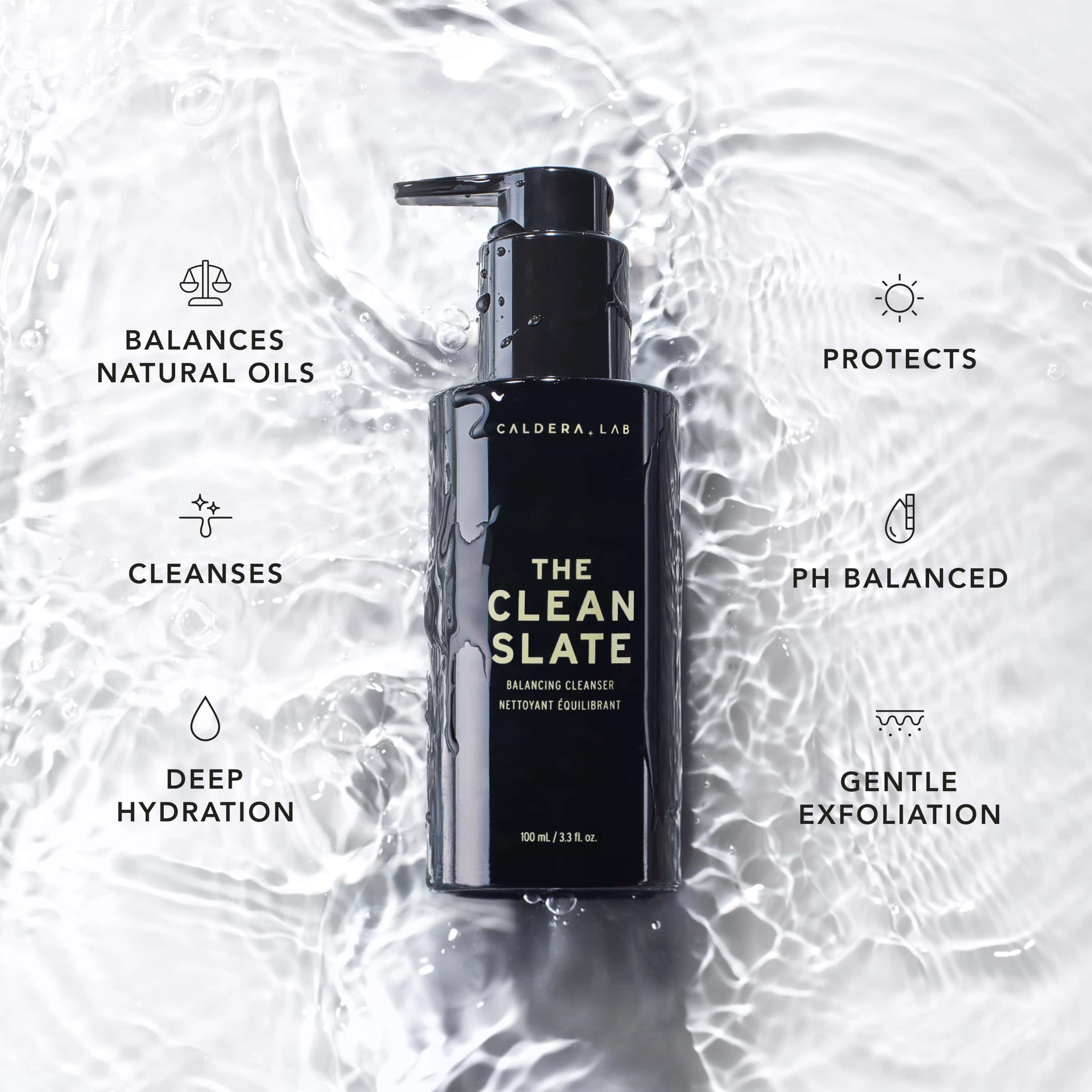 Caldera + Lab The Clean Slate | Limpiador facial espumoso - Imagen 6