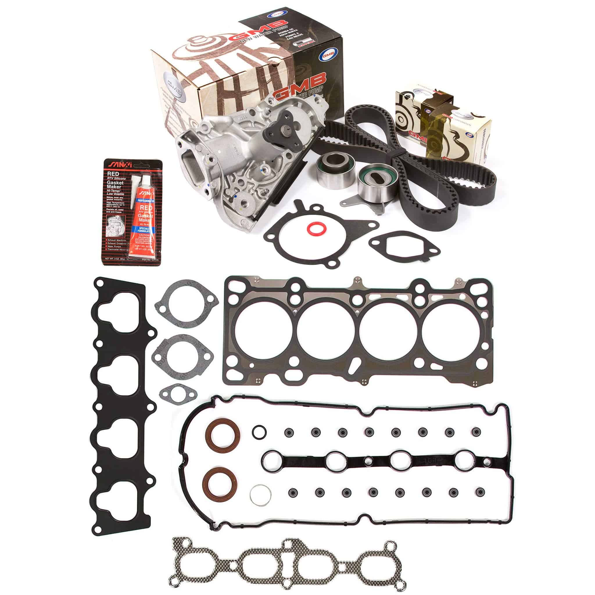 Juego de empaques de culata y kit de correa de distribución