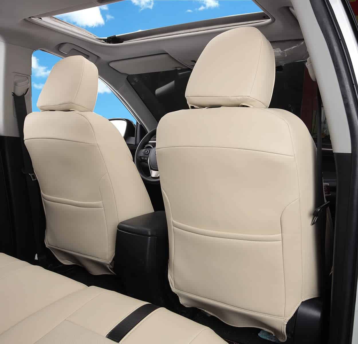 Funda de asiento LuluDa Custom Fit para Toyota RAV4 2013 - Imagen 3