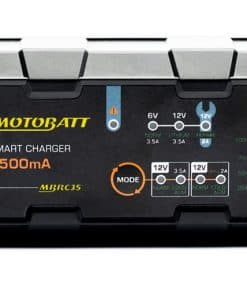 Cargador Motobatt MBRC35 6V/12V 3.5 Amp AGM y de Litio
