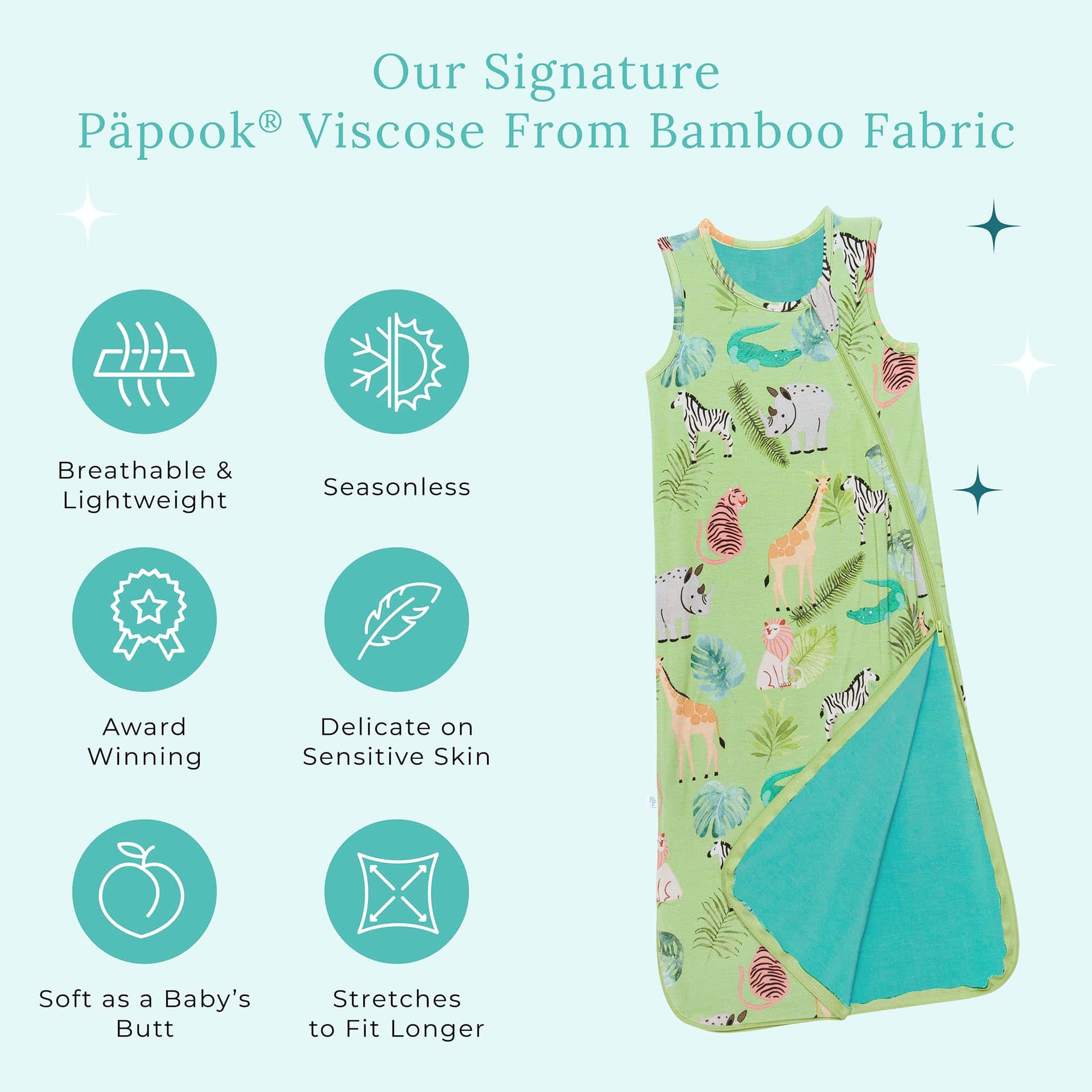 Posh Peanut 2.5 TOG Sleepsack - Saco de dormir de bambú - Imagen 7