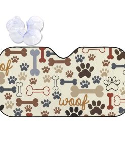 Parabrisas Delantero de Coche con Diseño de Huellas y