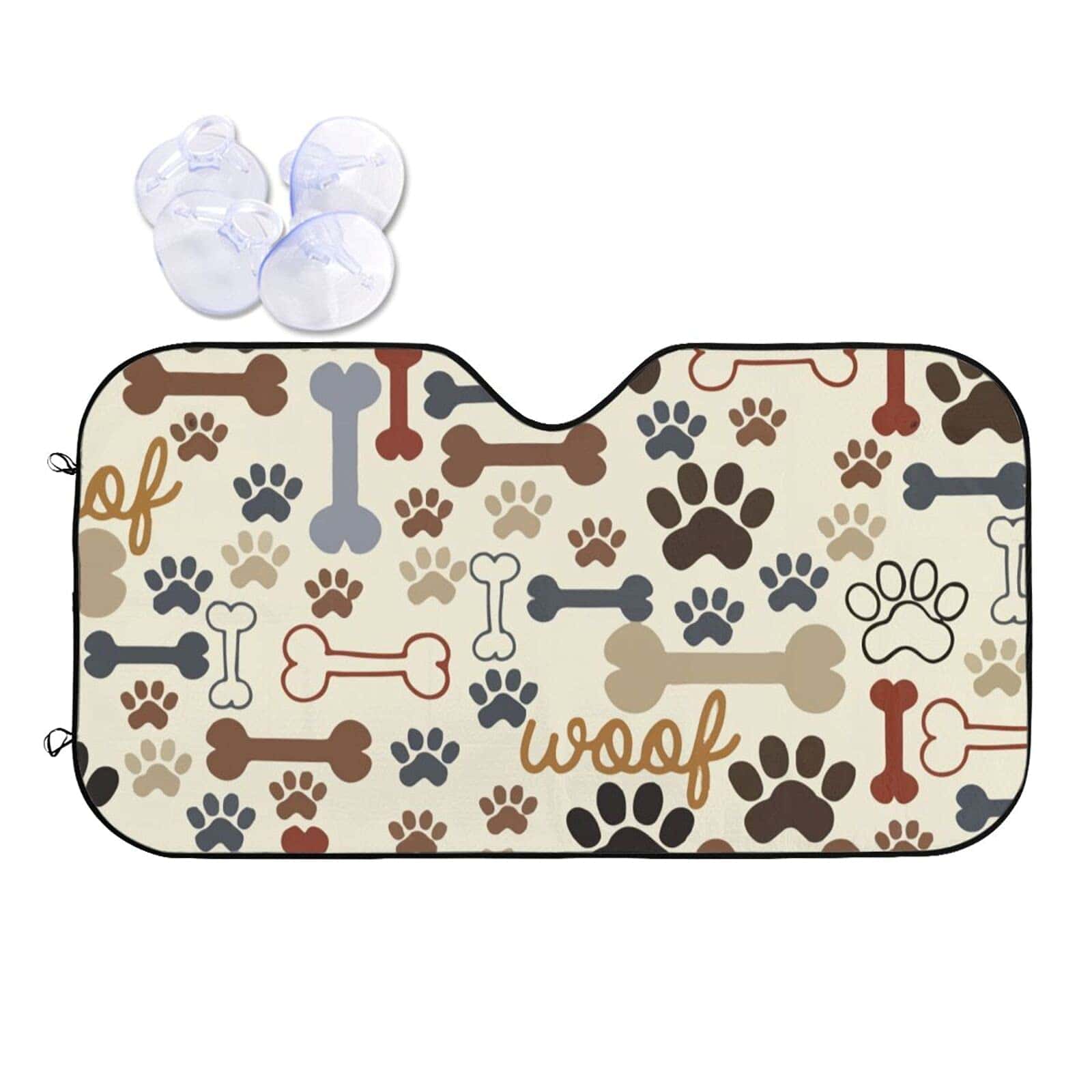 Parabrisas Delantero de Coche con Diseño de Huellas y