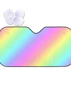 Parabrisas delantero de color arcoíris para sombra solar