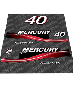 Conjunto de calcomanías de repuesto compatibles Mercury