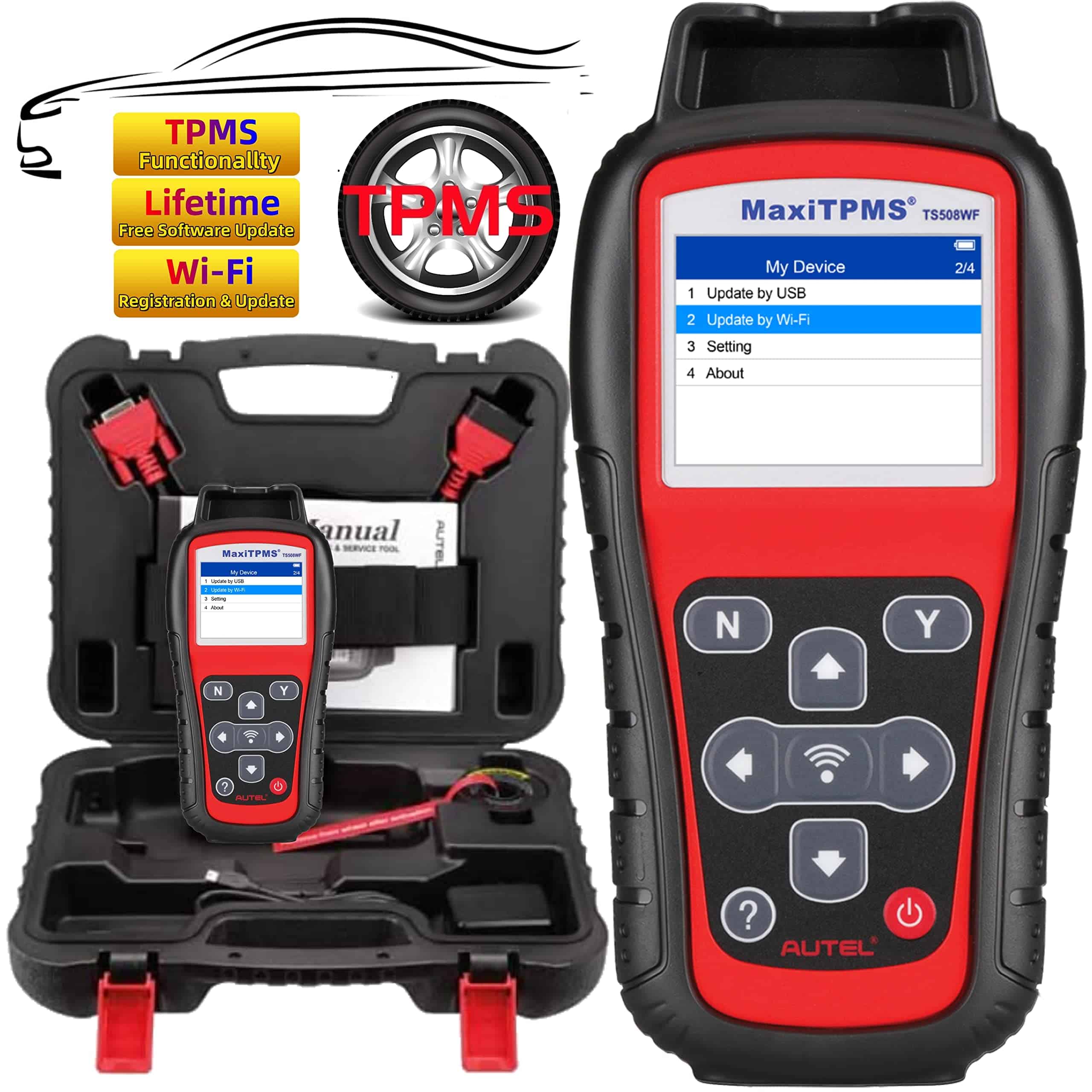Autel MaxiTPMS TS508WF Herramienta de Reaprendizaje y