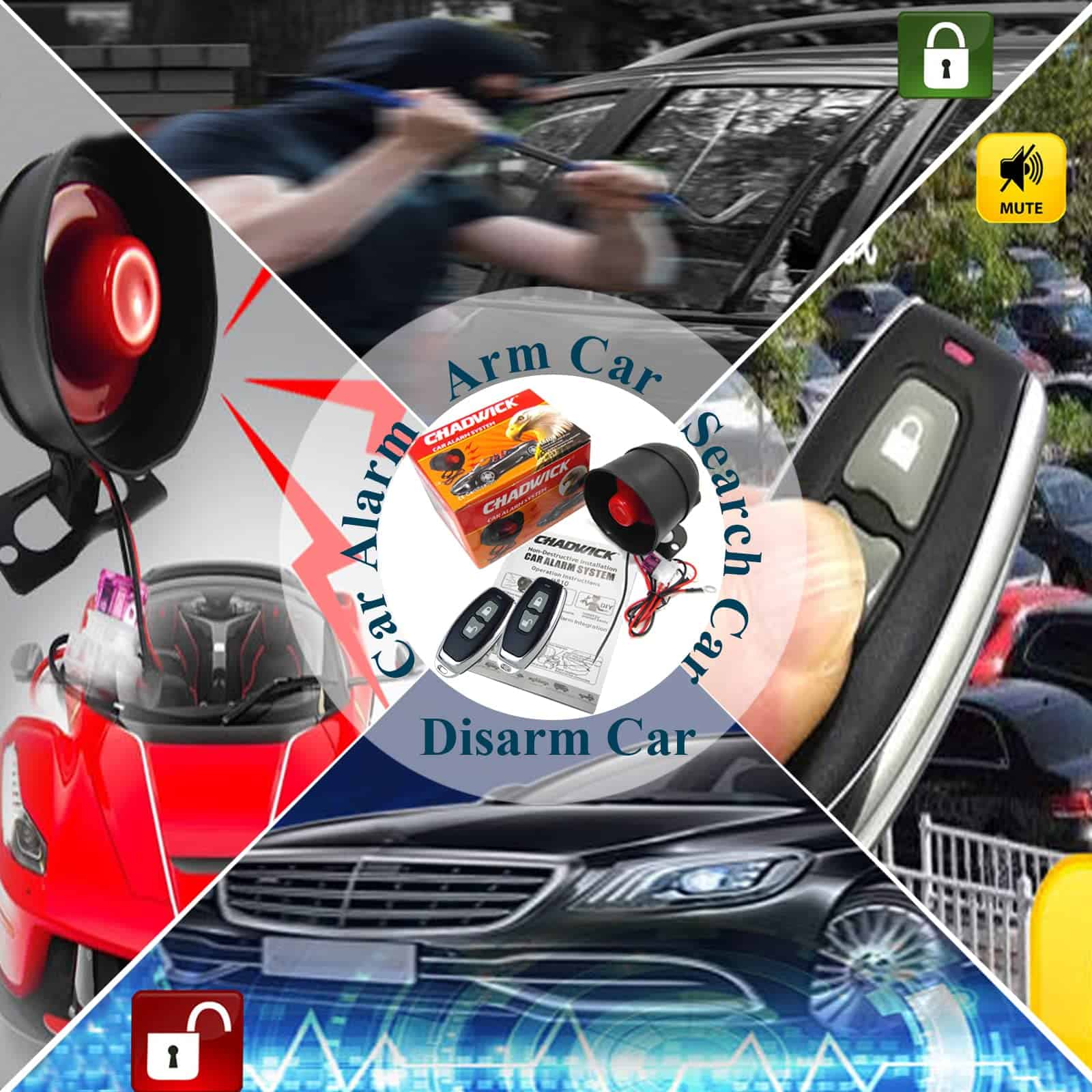 Sirena de Alarma de Claxon de Coche CHADWICK, Sistema de - Imagen 6