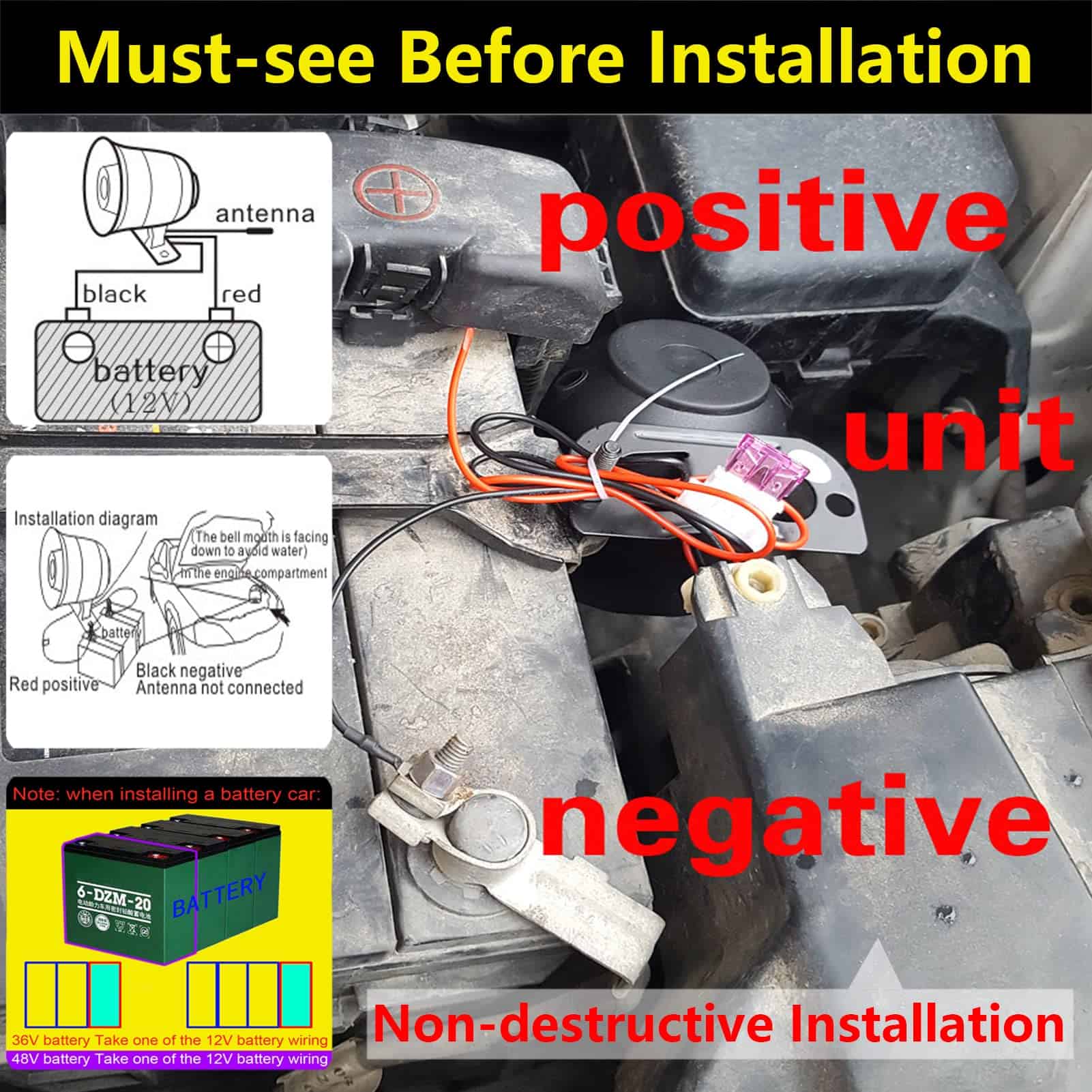 Alarma Sirena de Claxon para Automóvil CHADWICK, Sistema de - Imagen 7