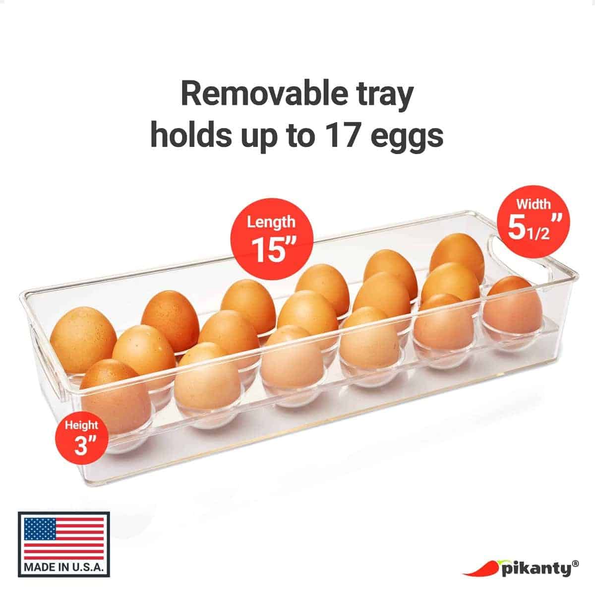 Pikanty - Porta Huevos y Organizador para Refrigerador | - Imagen 3