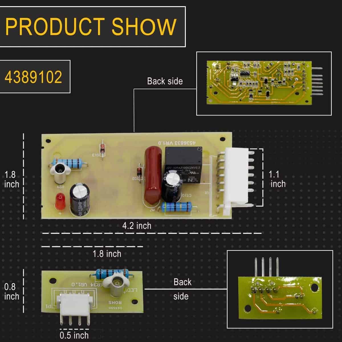 Kit de Placa de Control de Refrigerador 4389102 por - Imagen 5