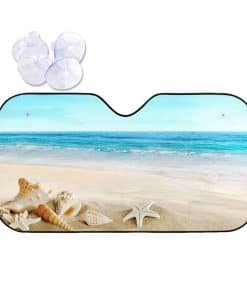 Protector de parabrisas para automóvil Starfish Seashells
