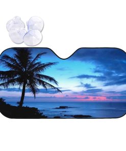 Parasol Delantero para Parabrisas de Coche SUV con Palmeras