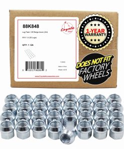 Juego de 32 Piezas de Birlos Cónicos con Acabado de Zinc de