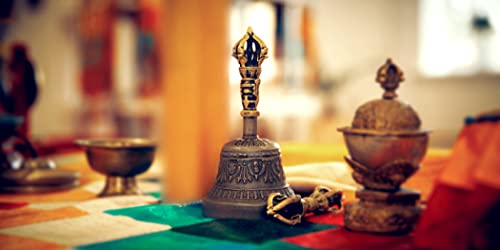 Campana Tibetana de Mudra Crafts - Juego de Campana de - Imagen 7
